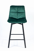 PS102-P DARK GREEN VL19 BK СТУЛ ПОЛУБАРНЫЙ