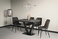 CHALET 120 CARBON CER BK СТОЛ