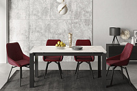 NEVADA 140 CARRARA CER BK СТОЛ