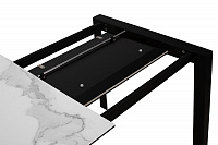 MARIO 120 CARRARA CER BK СТОЛ 